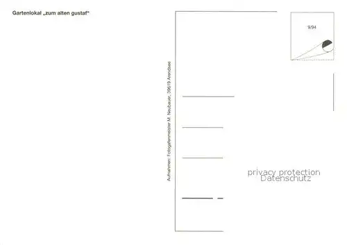 AK / Ansichtskarte Arendsee_Altmark Gartenlokal Zum alten Gustaf Raddampfer Arendsee Altmark