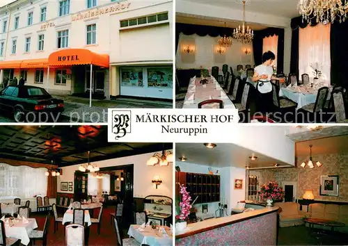 AK / Ansichtskarte Neuruppin Hotel Restaurant Weinstube Maerkischer Hof Neuruppin