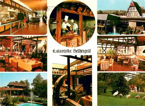 AK / Ansichtskarte Walsrode_Lueneburger_Heide Luisenhoehe Heidjergrill Vogelpark Walsrode_Lueneburger_Heide