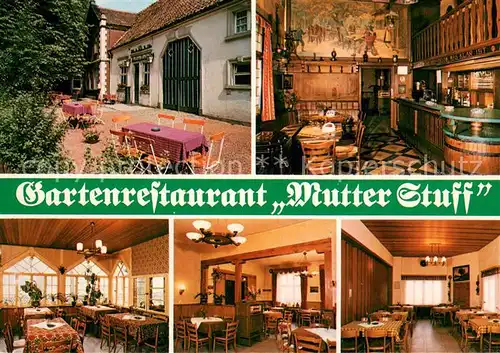 AK / Ansichtskarte Werne_Unna Gartenrestaurant Mutter Stuff Ausflugslokal Werne_Unna