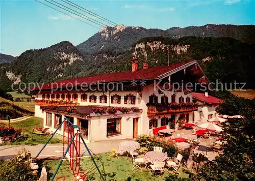 AK / Ansichtskarte Aschau_Chiemgau Gasthof Metzgerei Zur Klause Chiemgauer Alpen Aschau Chiemgau