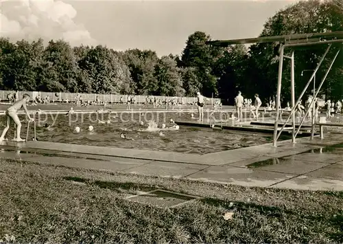AK / Ansichtskarte Siegsdorf_Oberbayern Alpenschwimmbad Freibad Siegsdorf Oberbayern