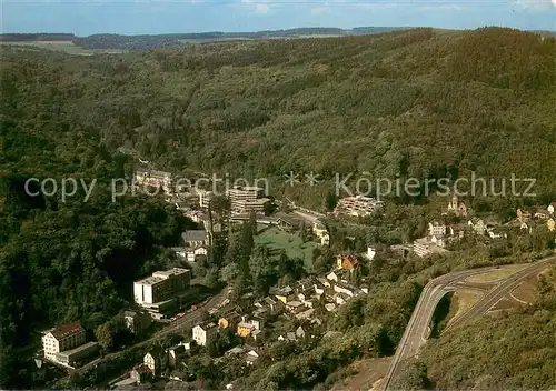 AK / Ansichtskarte Schlangenbad_Taunus Kurort im Taunus Fliegeraufnahme Schlangenbad_Taunus