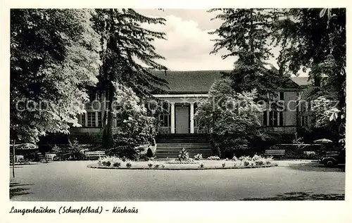 AK / Ansichtskarte Langenbruecken_Bad_Schoenborn Kurhaus Langenbruecken_Bad