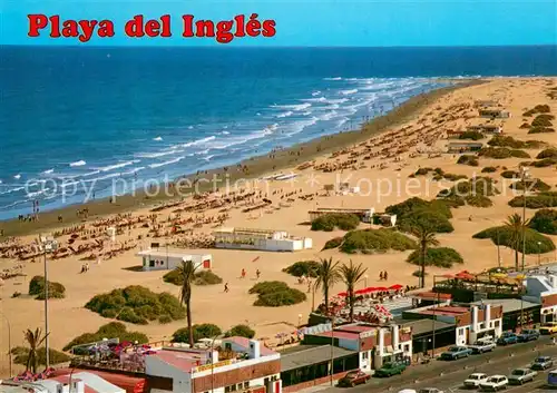 AK / Ansichtskarte Playa_del_Ingles Panorama Strand Playa_del_Ingles