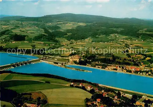 AK / Ansichtskarte Persenbeug Gottsdorf Donaukraftwerk Fliegeraufnahme Persenbeug Gottsdorf