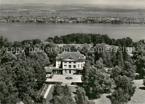 AK / Ansichtskarte Salenstein_TG Schloss Eugensberg am Untersee Bodensee Fliegeraufnahme Salenstein_TG