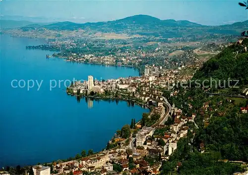 AK / Ansichtskarte Montreux_VD Clarens Vevey Lac Leman Montreux VD