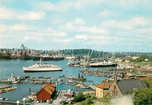 AK / Ansichtskarte Goeteborg Hamnen Hafen Goeteborg