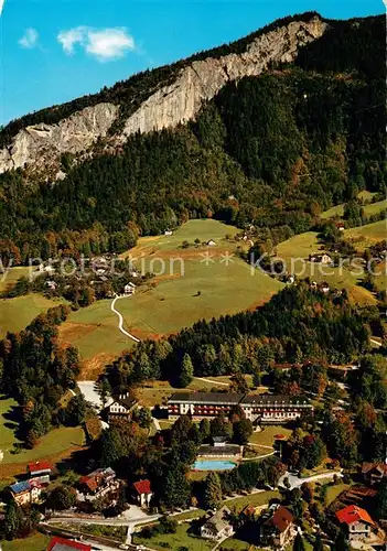 AK / Ansichtskarte Bad_Goisern_Salzkammergut Jodschwefelbad gegen Ewige Wand Fliegeraufnahme Bad_Goisern_Salzkammergut