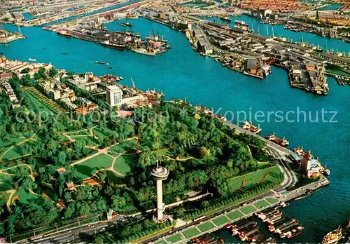 AK / Ansichtskarte Rotterdam Panorama met Euromast Fliegeraufnahme Rotterdam