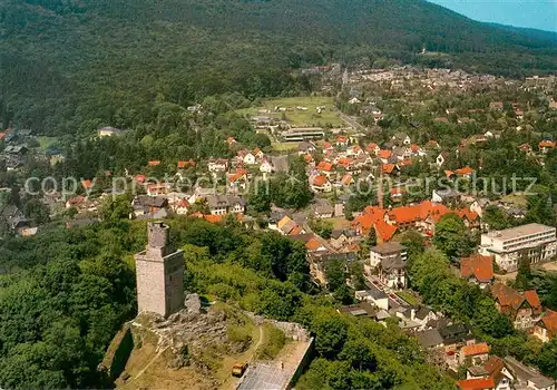 AK / Ansichtskarte Falkenstein_Taunus Fliegeraufnahme mit Burg Falkenstein_Taunus