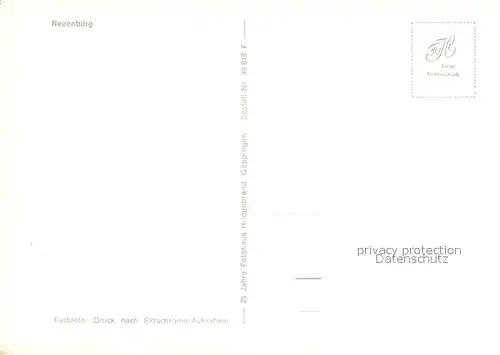 AK / Ansichtskarte Neuenbuerg_Enz Fliegeraufnahme Neuenbuerg Enz