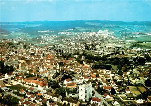 AK / Ansichtskarte Ehingen_Donau Fliegeraufnahme Ehingen Donau