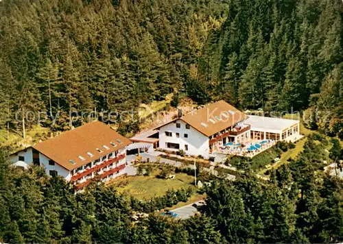 AK / Ansichtskarte Thurmansbang Waldhotel Burgenblick Fliegeraufnahme Thurmansbang