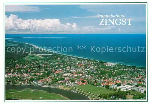 AK / Ansichtskarte Zingst_Ostseebad Fliegeraufnahme Zingst_Ostseebad