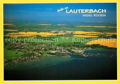 AK / Ansichtskarte Lauterbach_Ruegen Fliegeraufnahme Lauterbach Ruegen