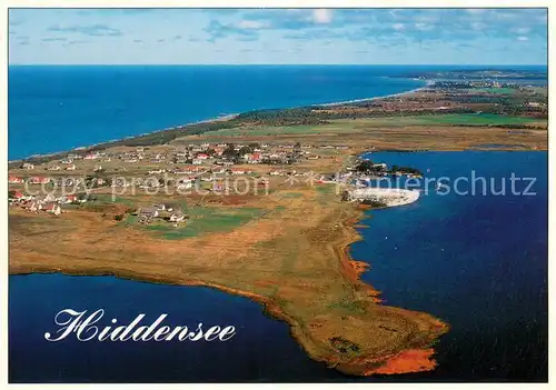 AK / Ansichtskarte Neuendorf_Hiddensee Fliegeraufnahme Neuendorf Hiddensee