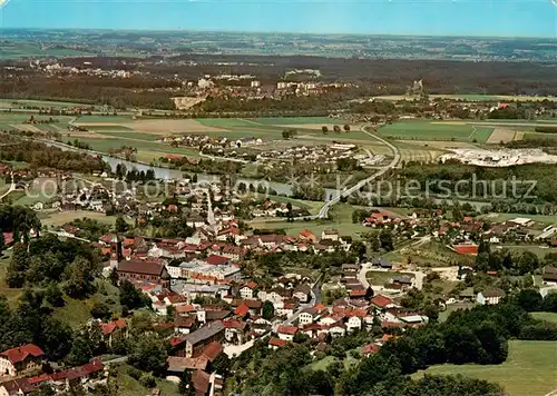 AK / Ansichtskarte Kraiburg_Inn Fliegeraufnahme Kraiburg Inn