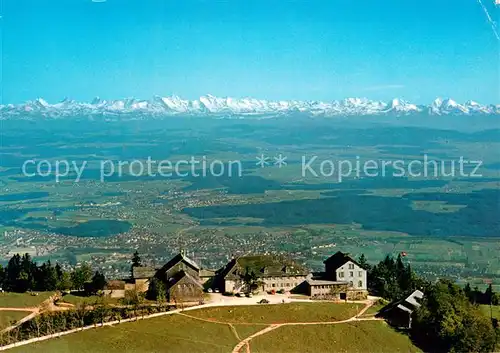 AK / Ansichtskarte Oberdorf_SO Kurhaus Hotel Weissenstein Fernsicht Alpenpanorama Fliegeraufnahme Oberdorf SO