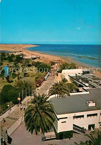 AK / Ansichtskarte Maspalomas Promenade Strand Kueste Maspalomas