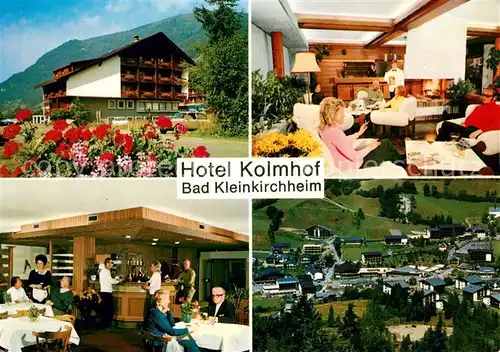 AK / Ansichtskarte Bad_Kleinkirchheim_Kaernten Kur  und Sporthotel Kolmhof Restaurant Ortsansicht Bad_Kleinkirchheim