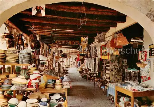 AK / Ansichtskarte Morcote_TI I portici Galleria Ticino Morcote_TI