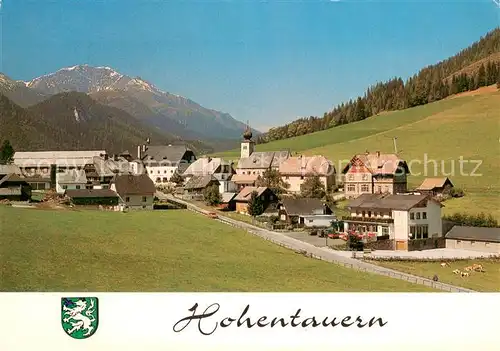 AK / Ansichtskarte Hohentauern Ortsansicht mit Kirche Erholungsgebiet Alpen Hohentauern