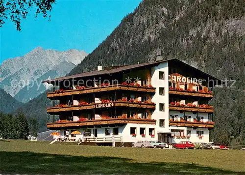 AK / Ansichtskarte Pertisau_Achensee Hotel Pension Caroline Alpen Karwendelgebirge Pertisau Achensee