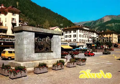 AK / Ansichtskarte Airolo Monumento alle vittime del traforo del Gottardo Denkmal Airolo