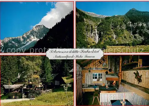 AK / Ansichtskarte Mallnitz_Kaernten Schwussner Huette Throm Wasserfaelle Saeuleck Ankogelgruppe Mallnitz Kaernten