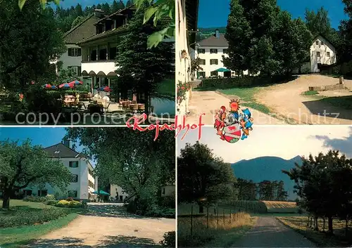 AK / Ansichtskarte Lendorf_Kaernten Pension Landgut Rojachhof Landschaftspanorama Alpen Lendorf Kaernten