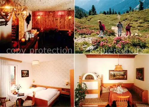 AK / Ansichtskarte Latsch_Vinschgau Garni Linser Gastraeume Zimmer Panorama Latsch Vinschgau