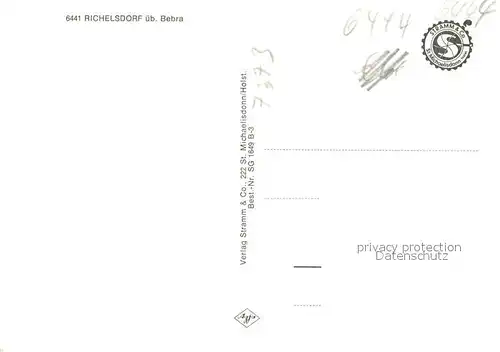 AK / Ansichtskarte Richelsdorf Schule Richelsdorf