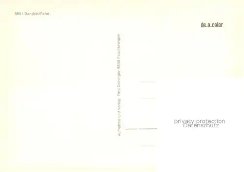 AK / Ansichtskarte Dentlein_Forst Panorama Ortsansicht Dentlein_Forst