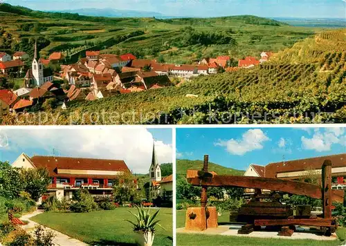 AK / Ansichtskarte Bickensohl Panorama Hotel und Weinstuben Rebstock Bickensohl