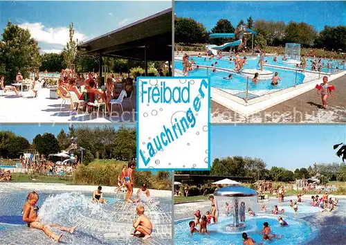 AK / Ansichtskarte Lauchringen Freibad Lauchringen Terrasse Schwimmbecken Lauchringen
