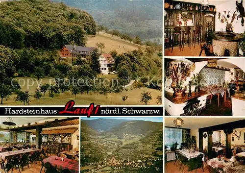 AK / Ansichtskarte Lauf_Baden Hardensteinhaus Gastraeume Bar Panorama Lauf_Baden