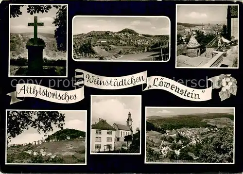 AK / Ansichtskarte Loewenstein Althistorisches Weinstaedtchen Teilansichten Loewenstein