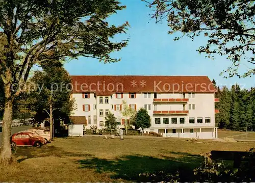 AK / Ansichtskarte Zuflucht Schmelzles Hoehenhotel im Schwarzwald Zuflucht