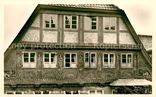 AK / Ansichtskarte Lemgo Die sieben Planeten am Hause Klasing Lemgo