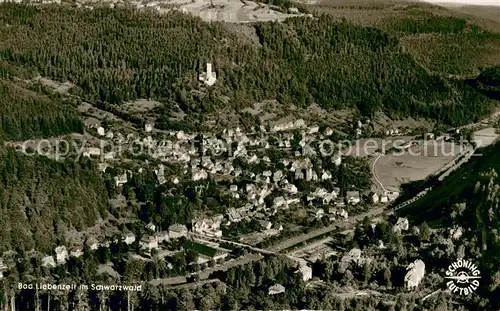AK / Ansichtskarte Bad_Liebenzell Fliegeraufnahme mit Sanatorium Burghalde Bad_Liebenzell