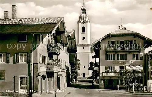 AK / Ansichtskarte Miesbach Motiv am oberen Markt Miesbach