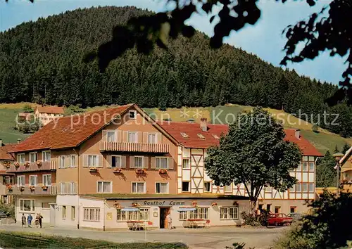 AK / Ansichtskarte Mitteltal_Schwarzwald Gasthof Pension Lamm Mitteltal Schwarzwald