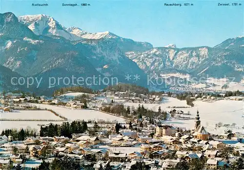 AK / Ansichtskarte Grossgmain Fliegeraufnahme Grossgmain