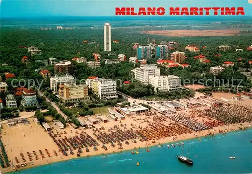 AK / Ansichtskarte Milano_Marittima Fliegeraufnahme Milano_Marittima