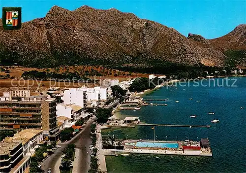 AK / Ansichtskarte Puerto_Pollensa Fliegeraufnahme Puerto_Pollensa