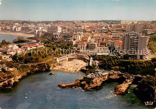 AK / Ansichtskarte Biarritz_Pyrenees_Atlantiques Vieux port vue aerienne Biarritz_Pyrenees