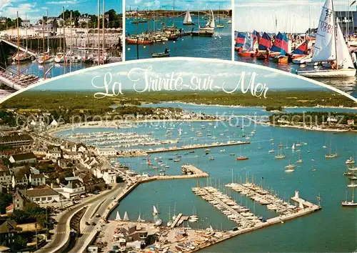 AK / Ansichtskarte La_Trinite sur Mer Port de plaisance vue aerienne La_Trinite sur Mer