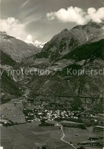 AK / Ansichtskarte Partschins_Parcines Alpenpanorama Fliegeraufnahme 